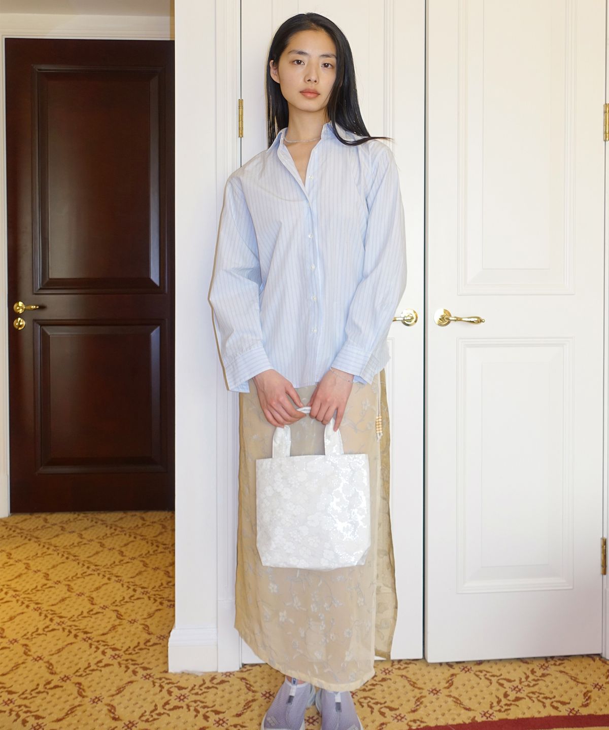 누아누(NUUANU) Doppio Bag_Silver
