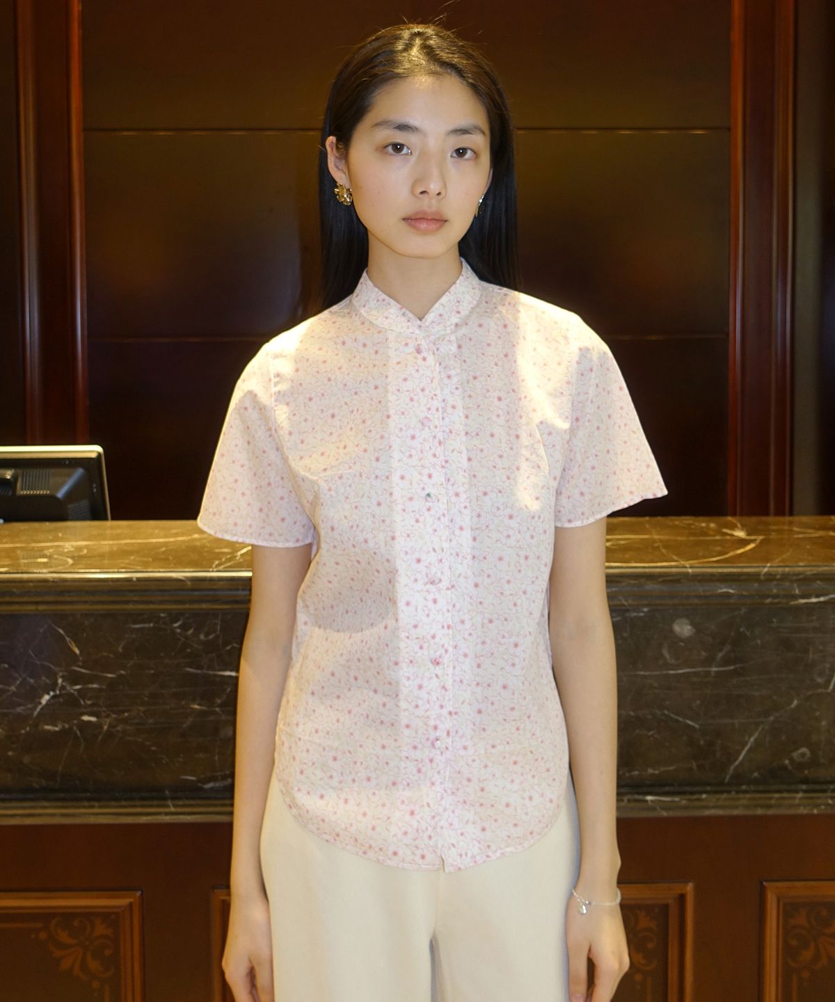 누아누(NUUANU) Lysia Shirt_Light Pink