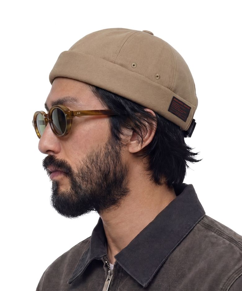 사계절 코튼 베이직 사이즈 조절 브림리스 와치캡 남녀공용 비니모자 MOLD CAP / TWILL COTTON / COMBAT / DESERT