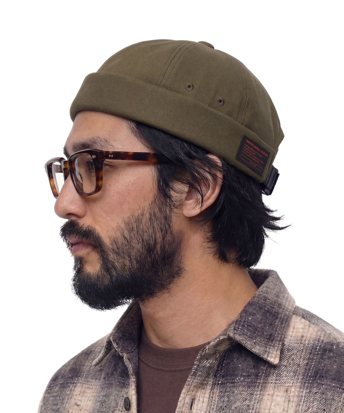 언더컨트롤(UNDERCONTROL) 사계절 코튼 베이직 사이즈 조절 브림리스 와치캡 남녀공용 비니모자 MOLD CAP / TWILL COTTON / COMBAT / KHAKI