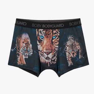 폴리스판 와일드 표범 불꽃 드로즈