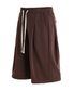 라이트 딥턱 하프팬츠 브라운 OYSP2625