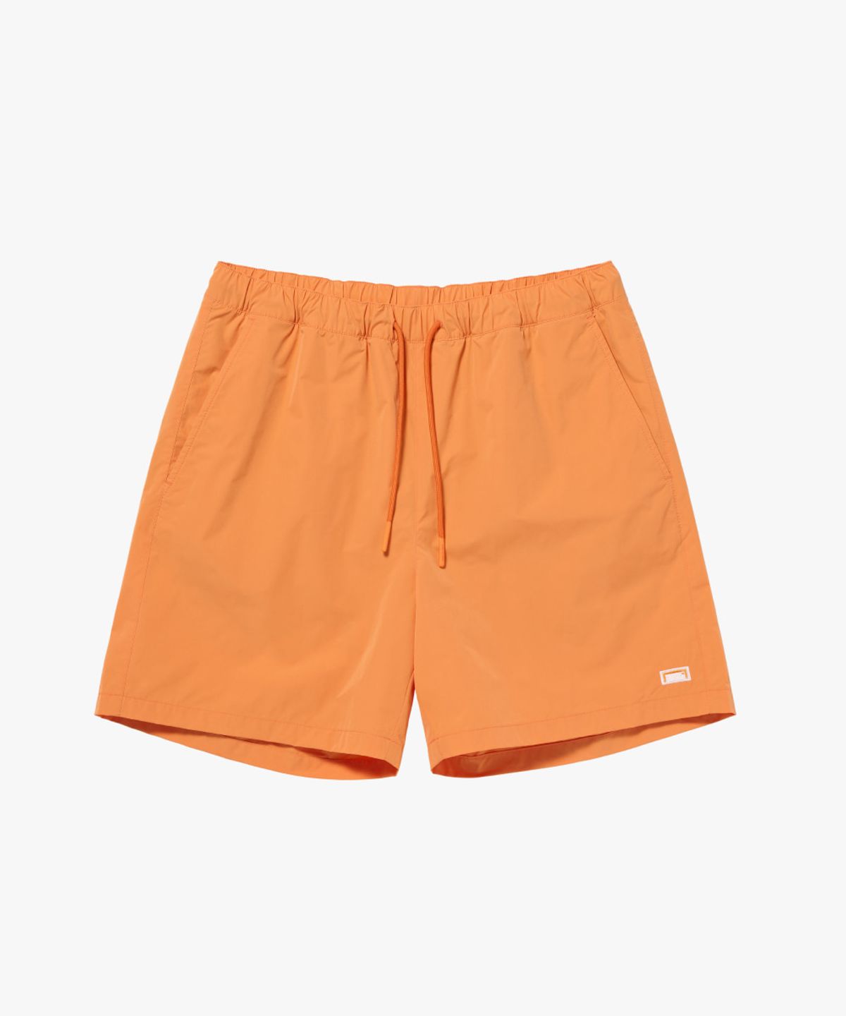 골스튜디오(GOALSTUDIO) ESSENTIAL BOX LOGO MESH LINED SHORTS-ORANGE