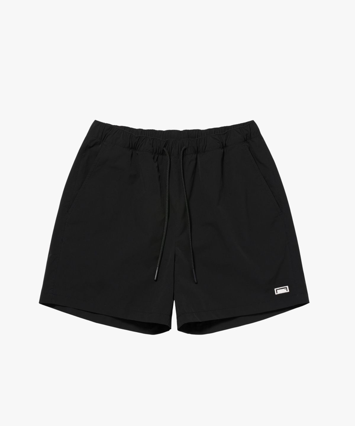 골스튜디오(GOALSTUDIO) ESSENTIAL BOX LOGO MESH LINED SHORTS-BLACK