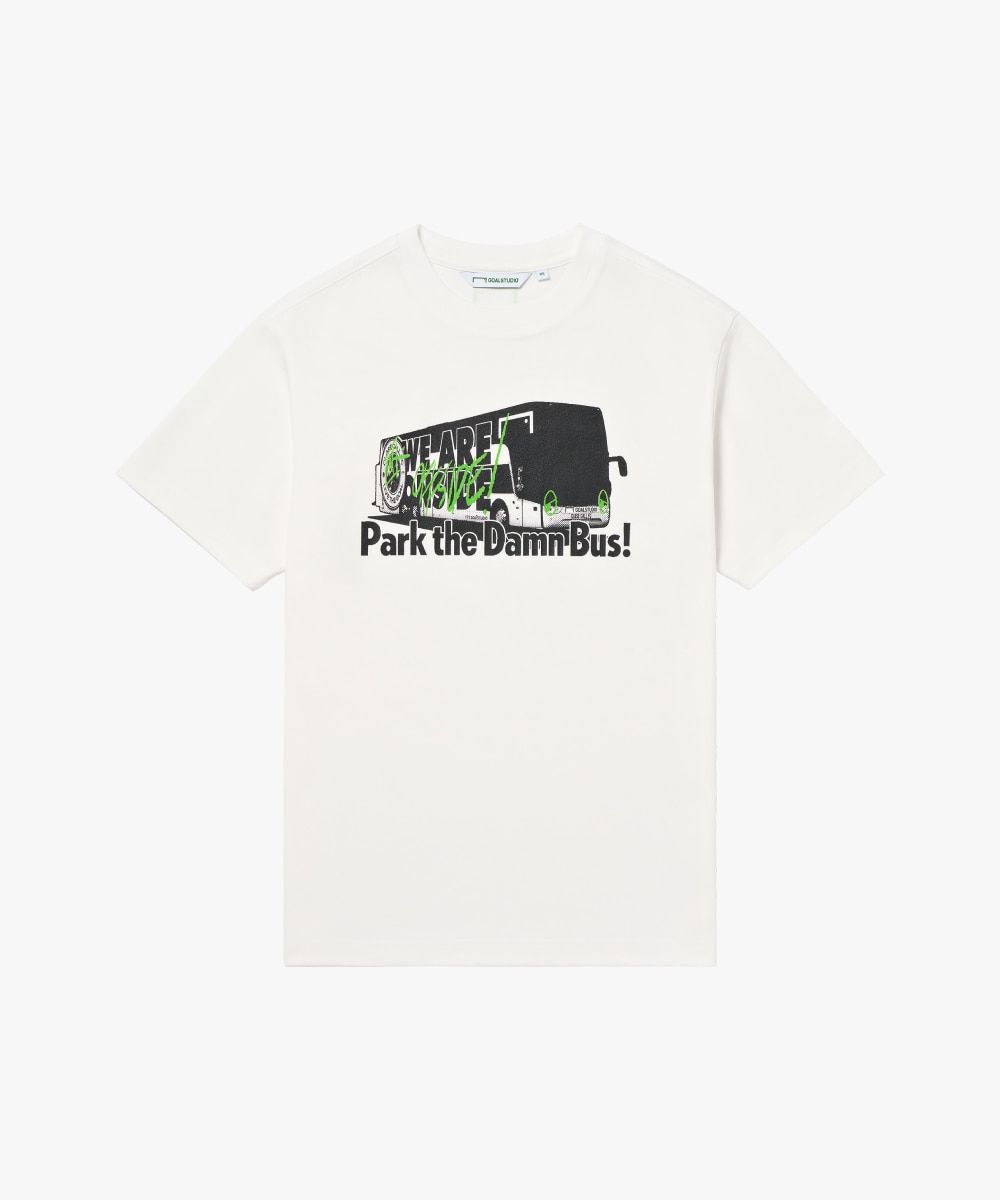 ☆送料無料☆ GOAL STUDIO VAR AIRMESH BUS TEE ☆ 골스튜디오(GOALSTUDIO) VAR AIRMESH BUS TEE-OFF WHITE