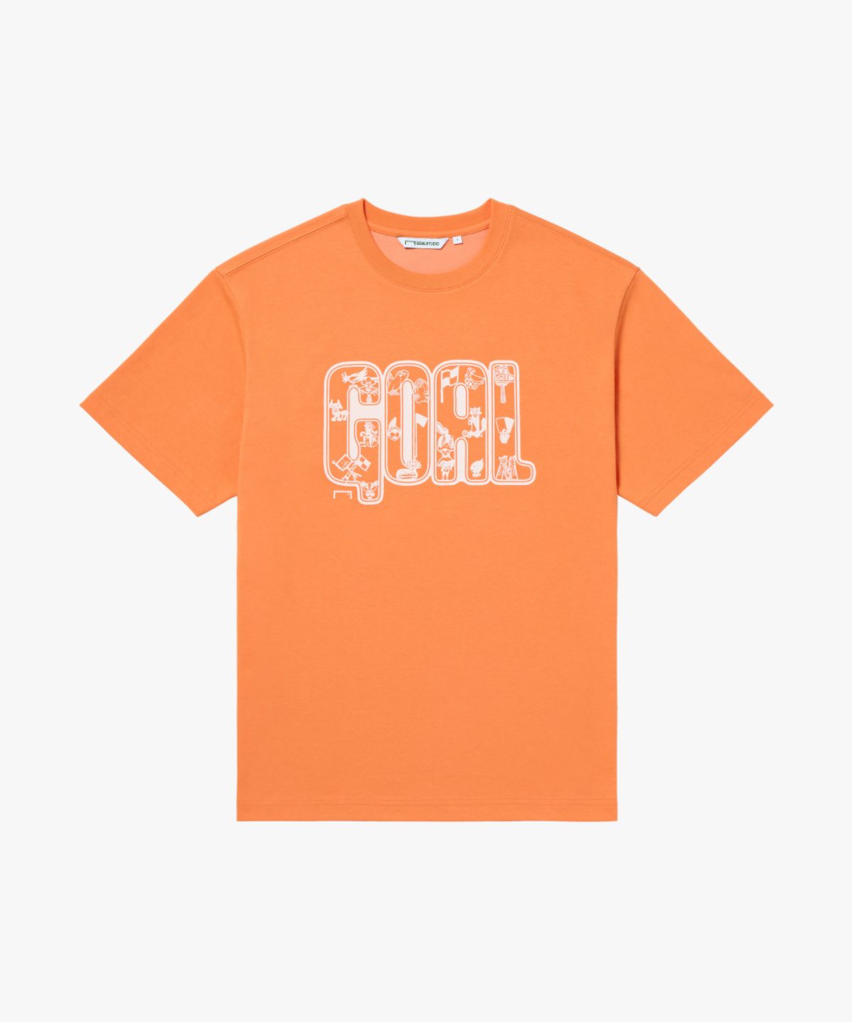 골스튜디오(GOALSTUDIO) VAR AIRMESH GOAL TEE-ORANGE