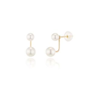 투웨이 베이직 진주 14k 귀걸이 LPFN4032G