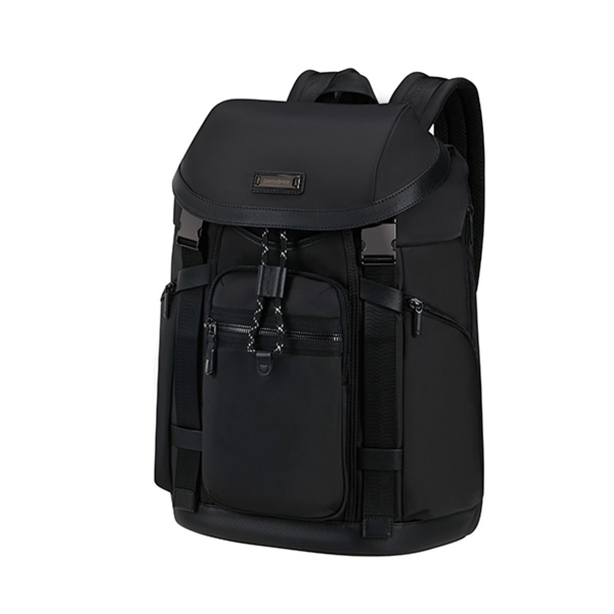 쌤소나이트(SAMSONITE) RELYON 백팩 M 15.6 FLAP BLACK KP809003