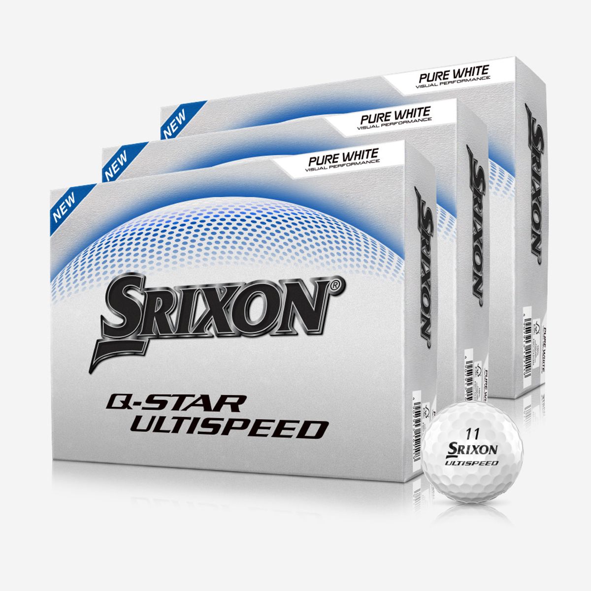 스릭슨(SRIXON) [3더즌 36구]Q-STAR TOUR 얼티스피드 3피스 골프공