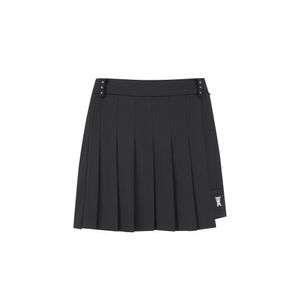 W PLEATS HALF H/PT_BK
