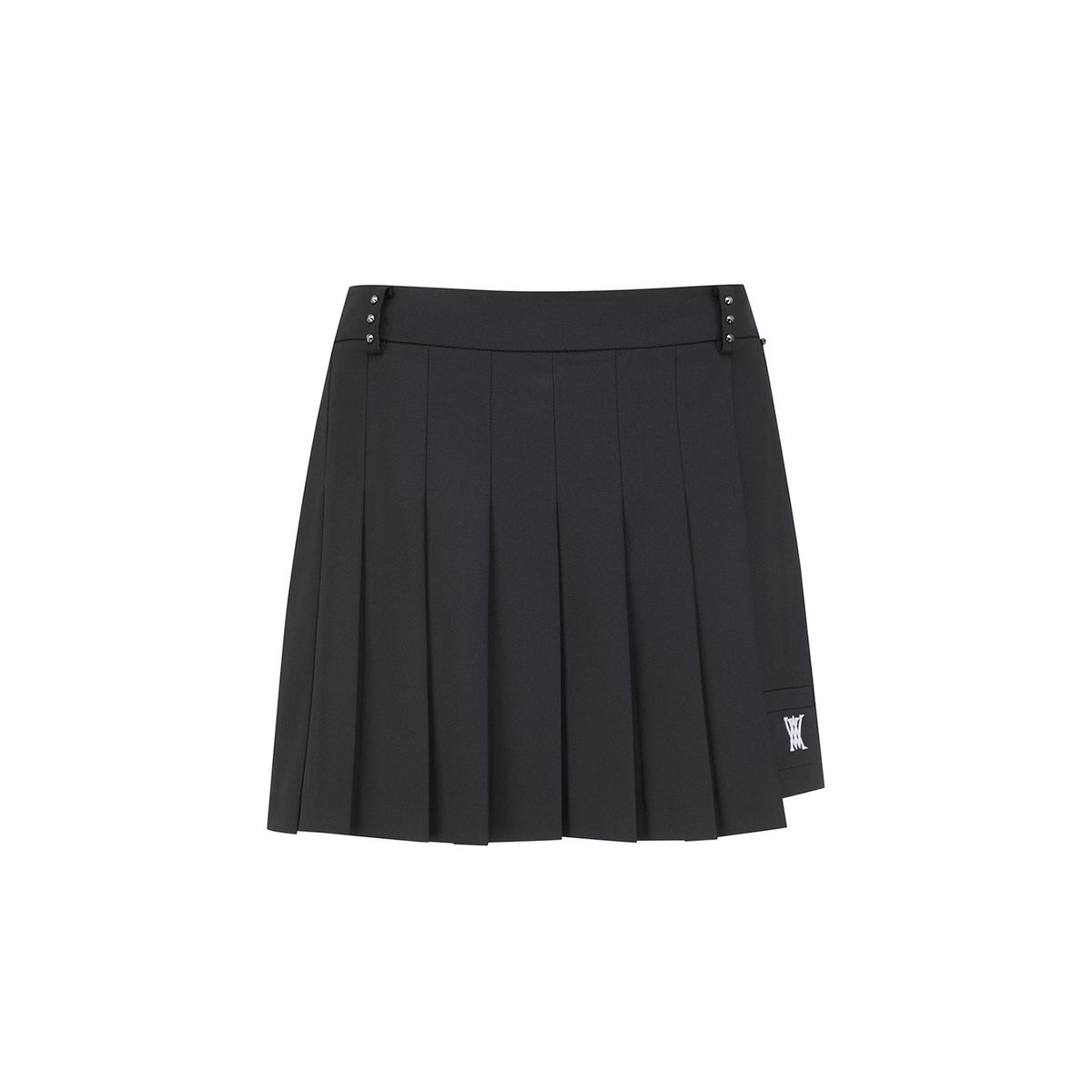 어뉴골프(ANEW GOLF) W PLEATS HALF H/PT_BK