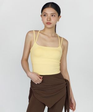 Serene Square Tank (Butter Yellow)