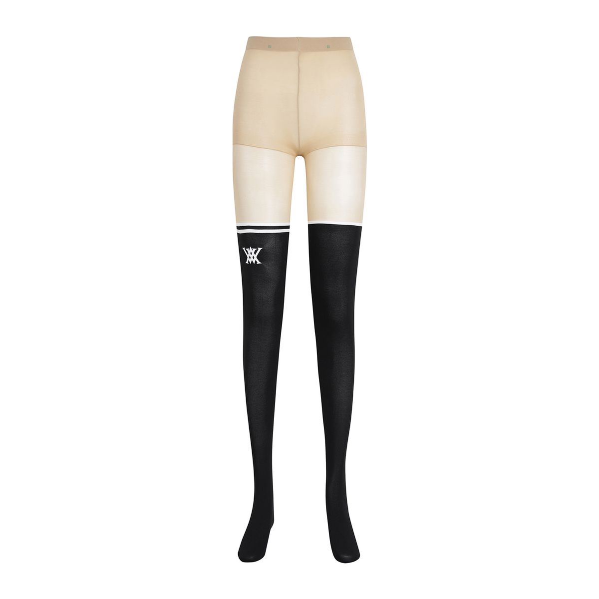 어뉴골프(ANEW GOLF) WOMEN BLOCK SOCKSSOTKINGS_BK