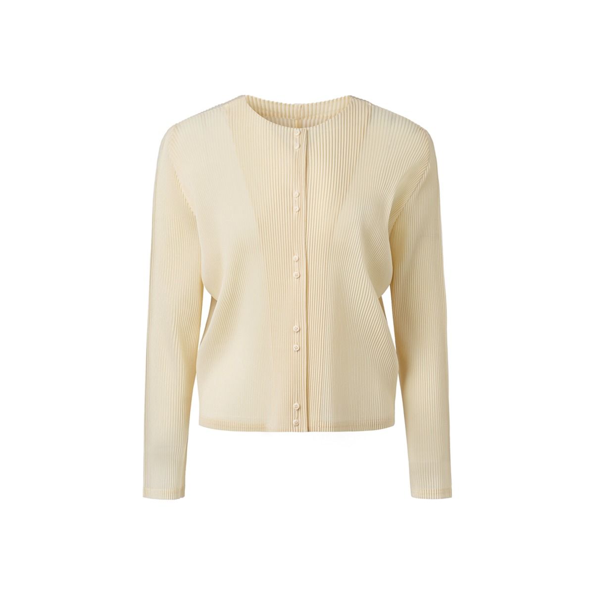 MUSINSA MONPLISSE PARIS [Women's] Button Long Sleeve Pleated