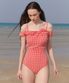 A CHECK MONOKINI_RED