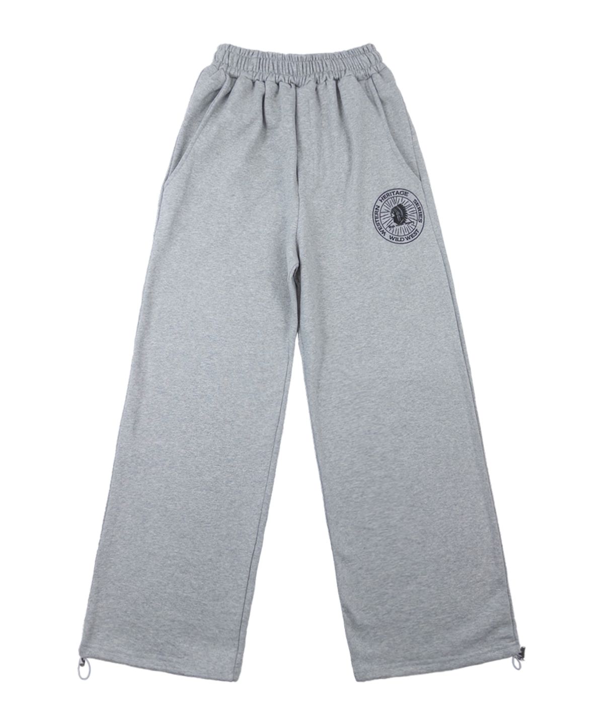 바스바타(BASBAATAA) FRONTIER GRAPHIC PANTS(Gray)