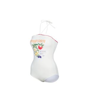 여성 홀터넥 러블리 원피스수영복 화이트 RN-LS2F555-WH