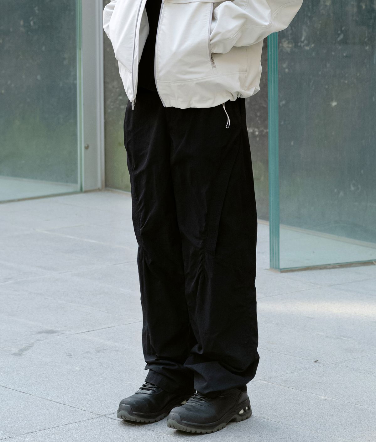 폼리쉬(FORMLICH) RECYCLE TASLAN PANTS / BLACK