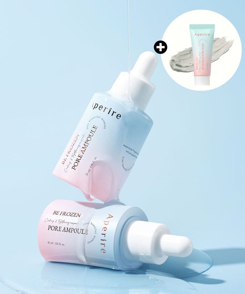 [2종세트/쿨링팩 20g] 비 프로즌 포어 쿨링 앰플 30ml+30ml