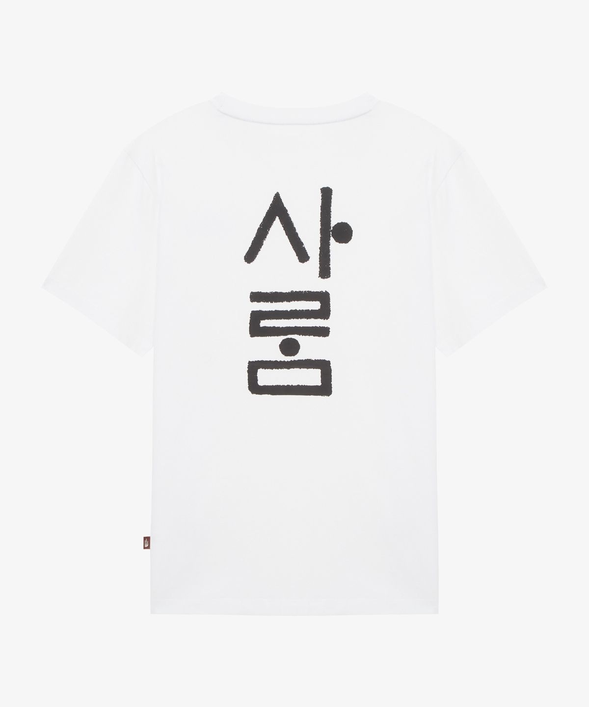 노스페이스(THE NORTH FACE) NT7UR60B 한글 반팔 티셔츠 WHITE