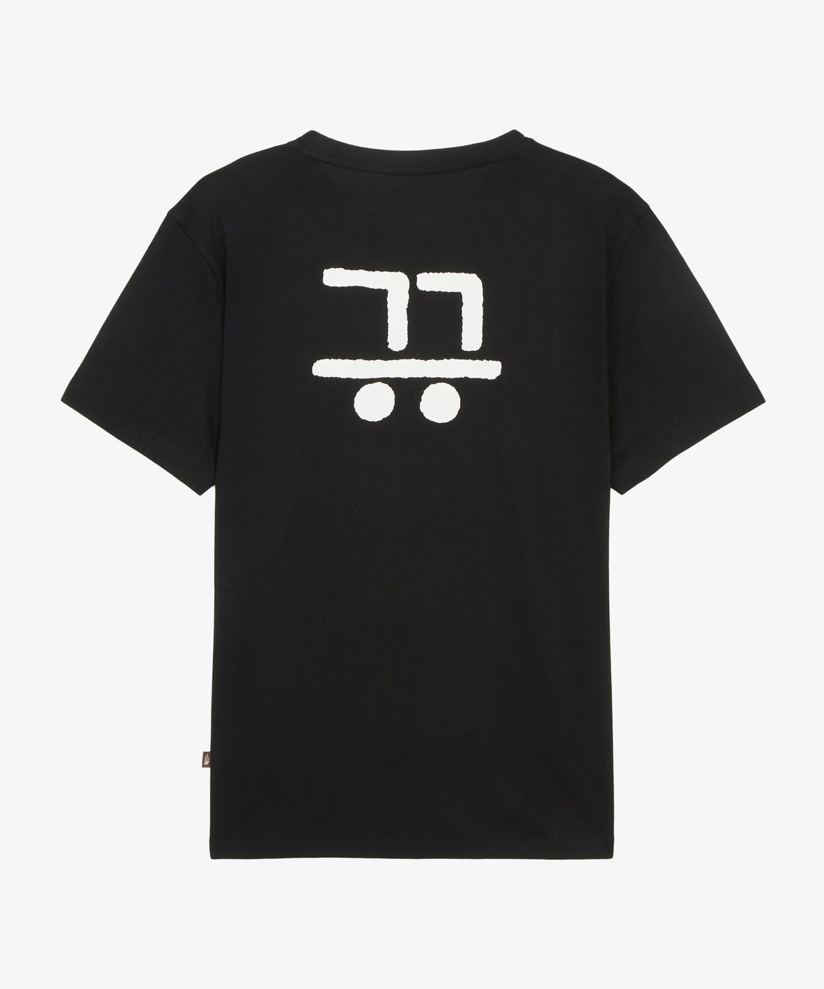 노스페이스(THE NORTH FACE) NT7UR60E 한글 반팔 티셔츠 JET BLACK