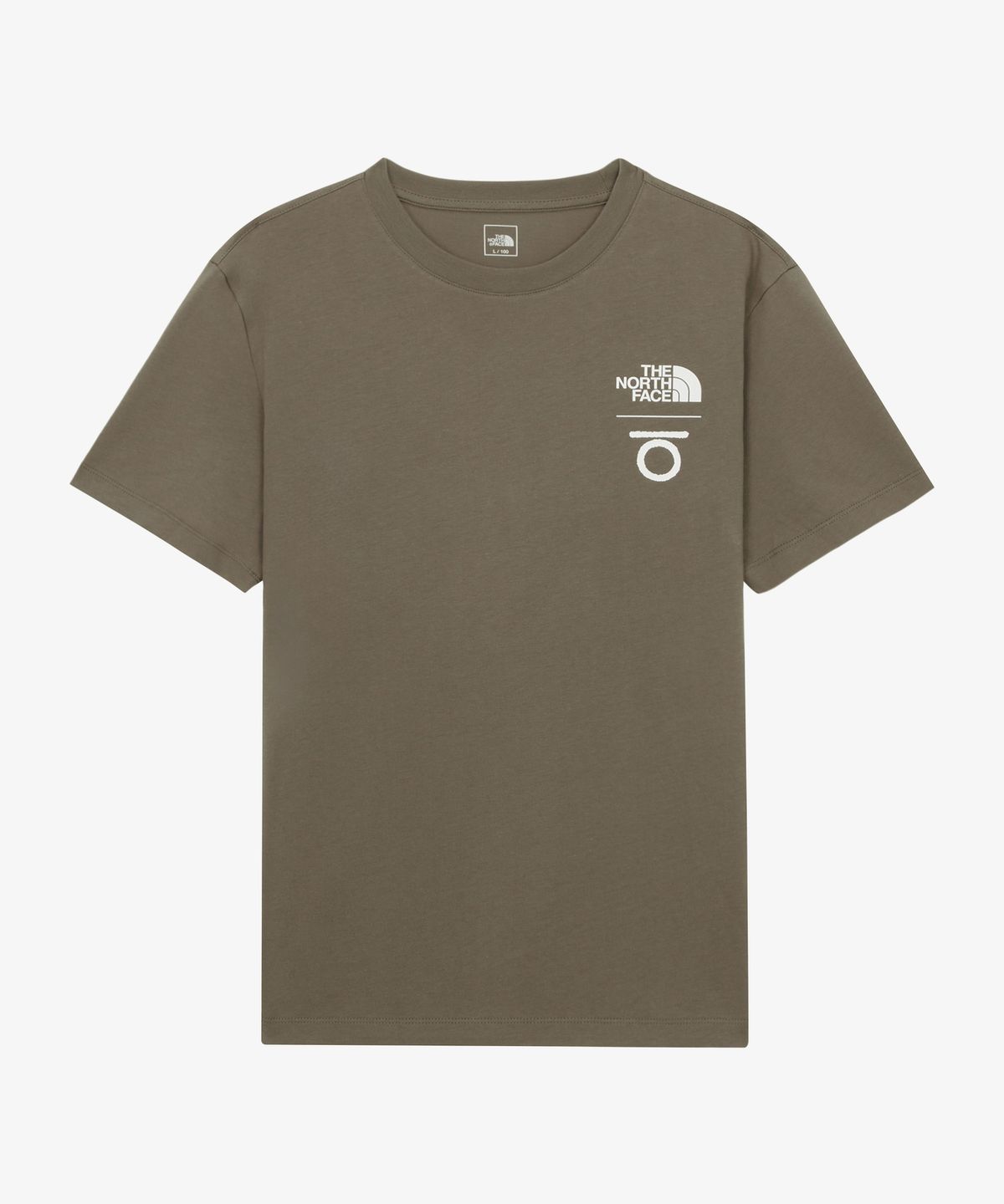 노스페이스(THE NORTH FACE) NT7UR62C 한글반팔 티셔츠 2 BROWN