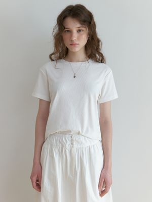 Foyer half t-shirt (white)