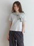 Foyer half t-shirt (melange gray)