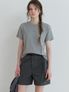 Foyer half t-shirt (gray)
