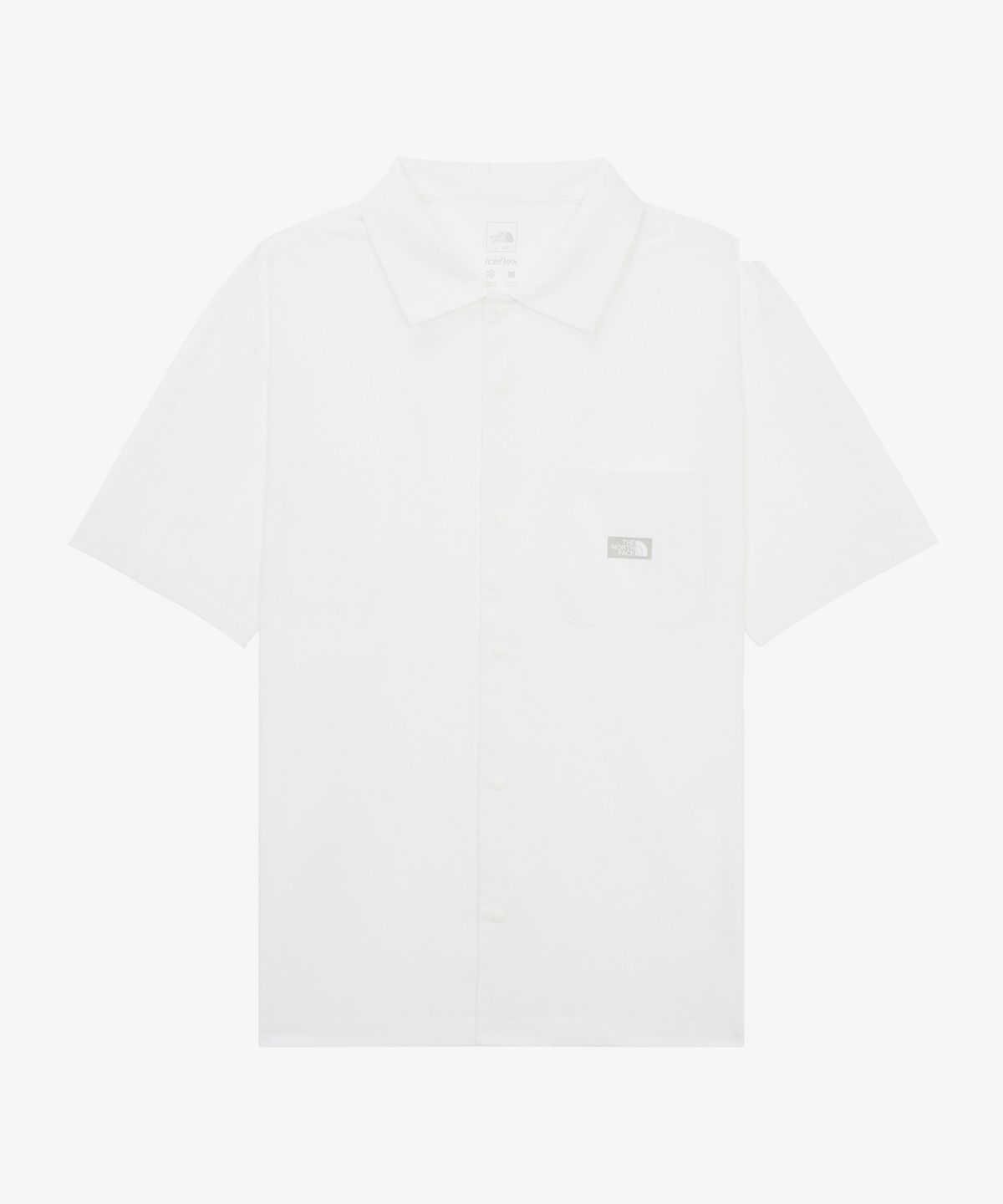 노스페이스(THE NORTH FACE) NH8SR01C 남성 프로스트 반팔 셔츠 WHITE