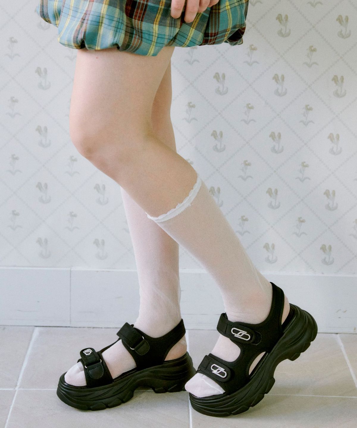 스퍼(SPUR) Vench Neoprene 플랫폼 샌들 6cm -VS9041
