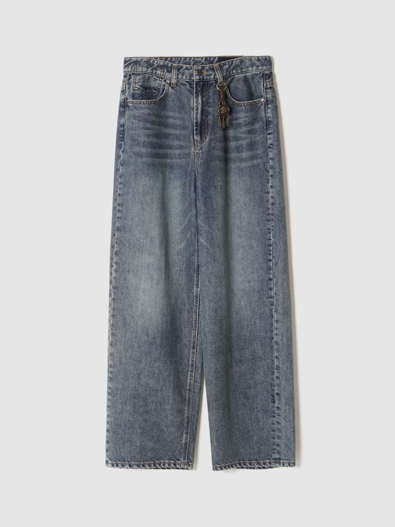 TEN.CO LOOSE WIDE DENIM VINTAGE BLUE