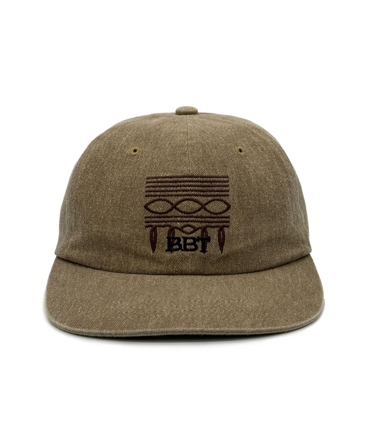 바스바타(BASBAATAA) WESTERN TOE STITCH CAP(Brown)