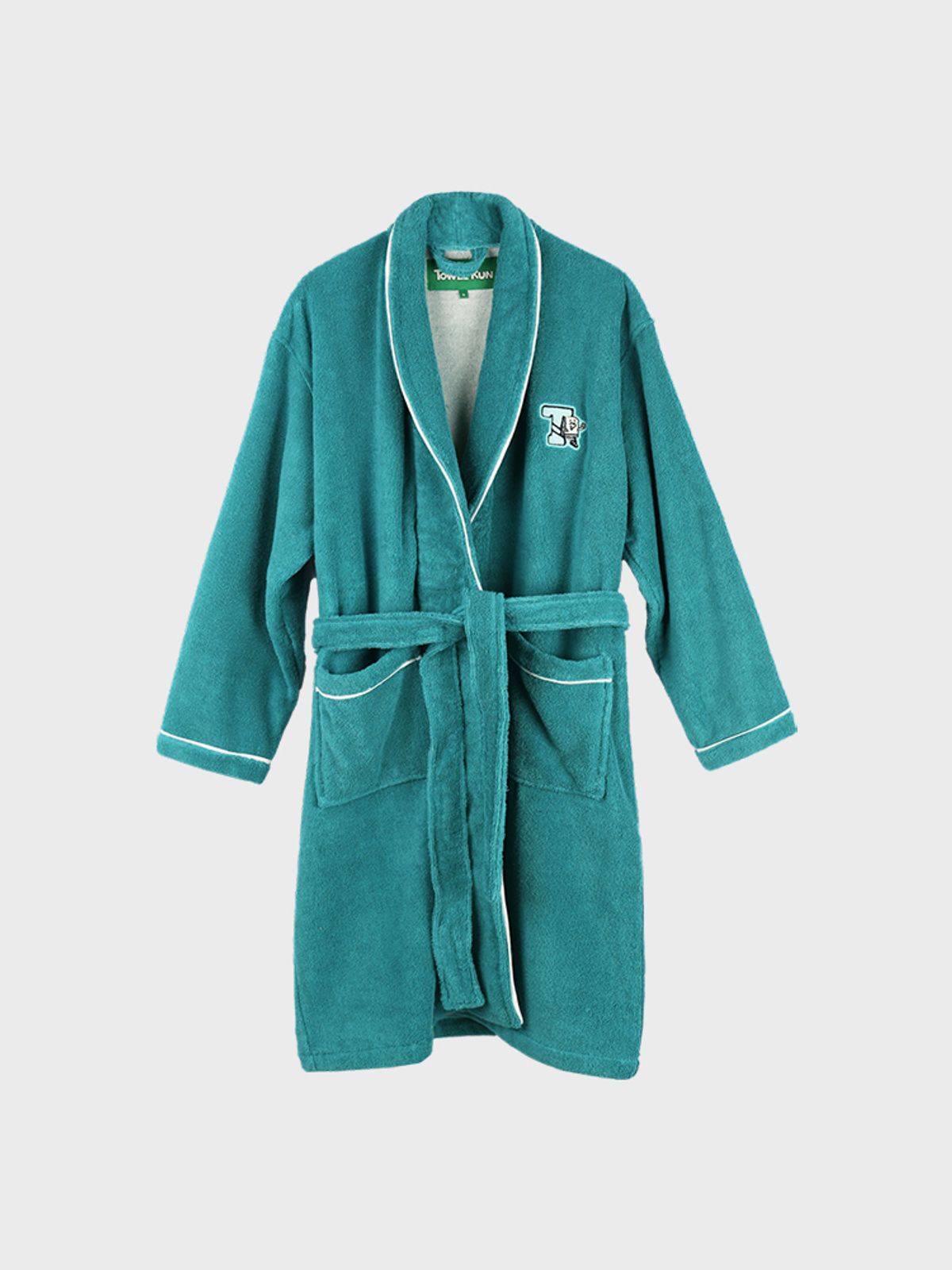타올쿤(TOWELKUN) 타올쿤 테리 로브 라인 그린