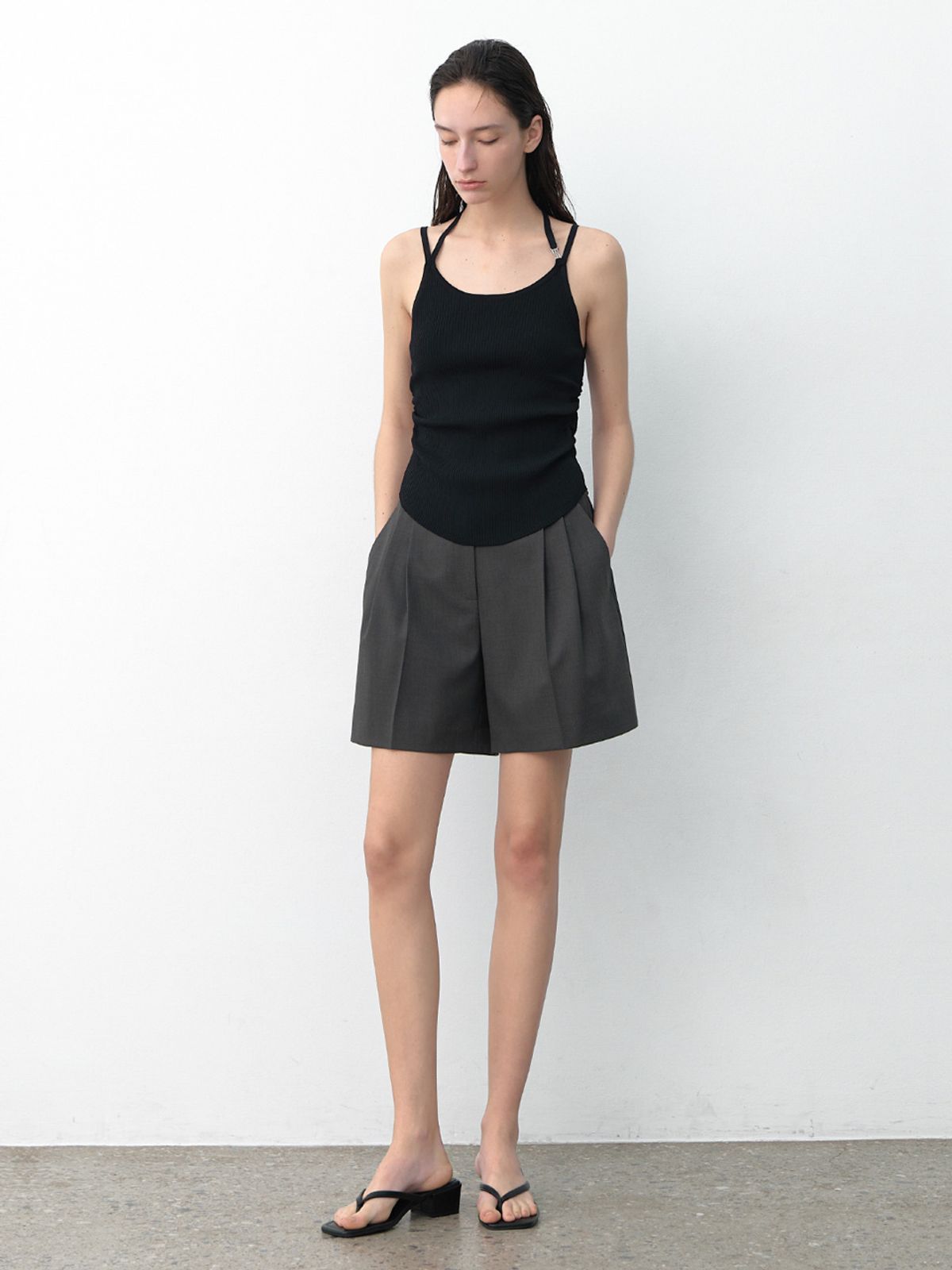 아틀리에 나인(ATELIER NAIN) ROSEE SET-UP TUCK PANTS(PT-5669)