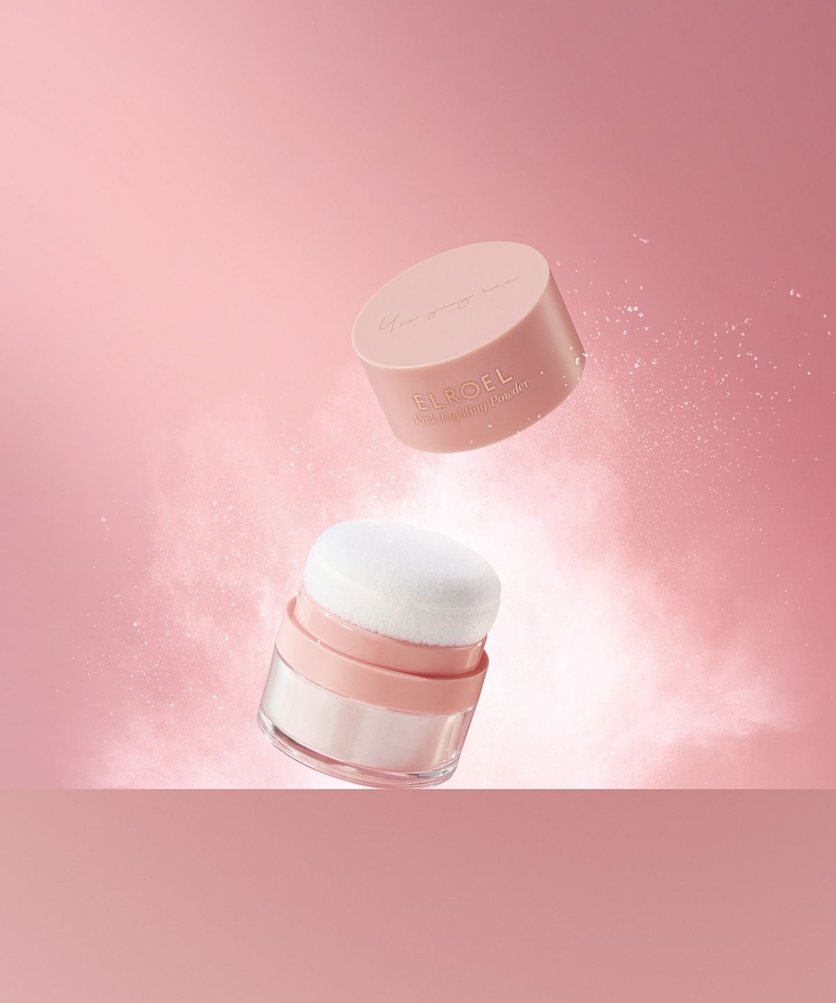 엘로엘(ELROEL) 핑크 라이팅 파우더 7.2g