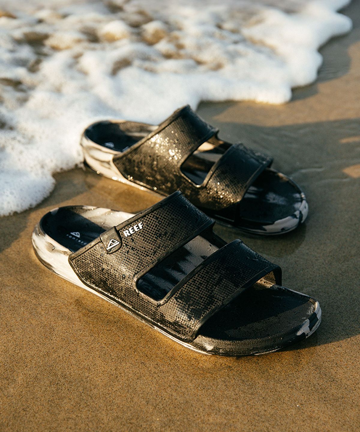 리프(REEF) 오아시스 더블 업 (0096194) CJ0365-BLACK/TAUPE MARBLE