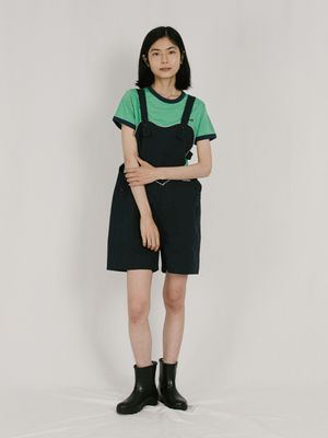 하트 숏 오버올_네이비