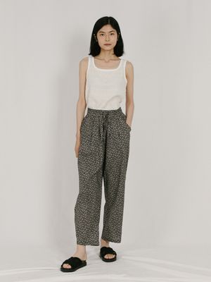 플라워 이지 팬츠