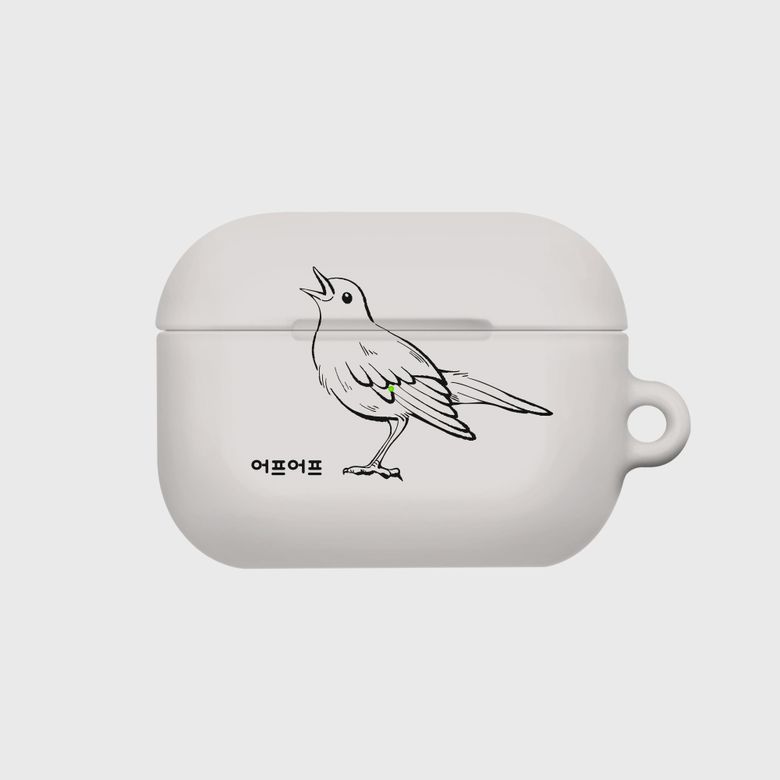 [프로3 추가][어프어프X서덕준]날이 참 좋네요 그레이(에어팟프로-하드)