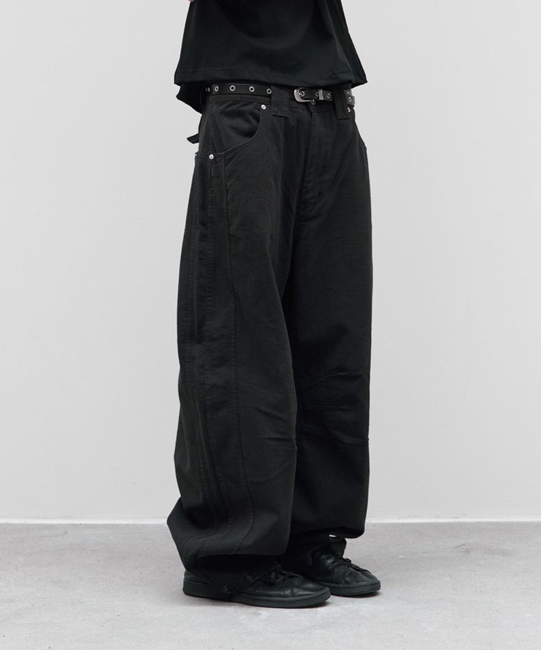 Technical Curved Jeans