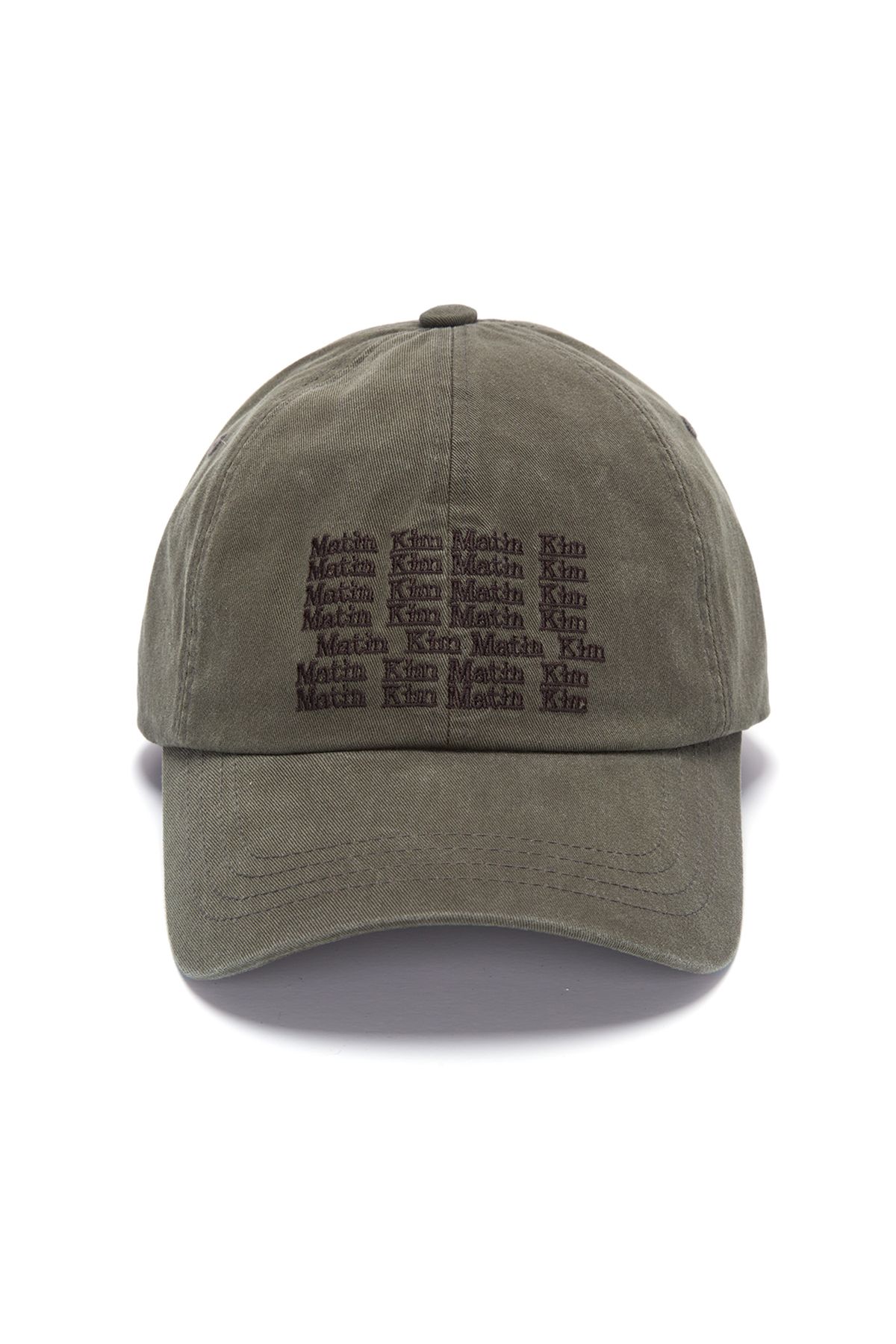 帽子 MATIN KIM LETTERING BALL CAP IN KHAKI MUSINSA | MATIN KIM LETTERING BALL CAP IN KHAKI