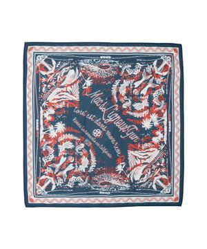 페이즐리 9207 네이비 코튼 반다나