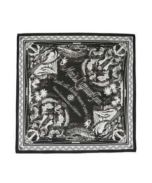 페이즐리 9207 블랙 코튼 반다나