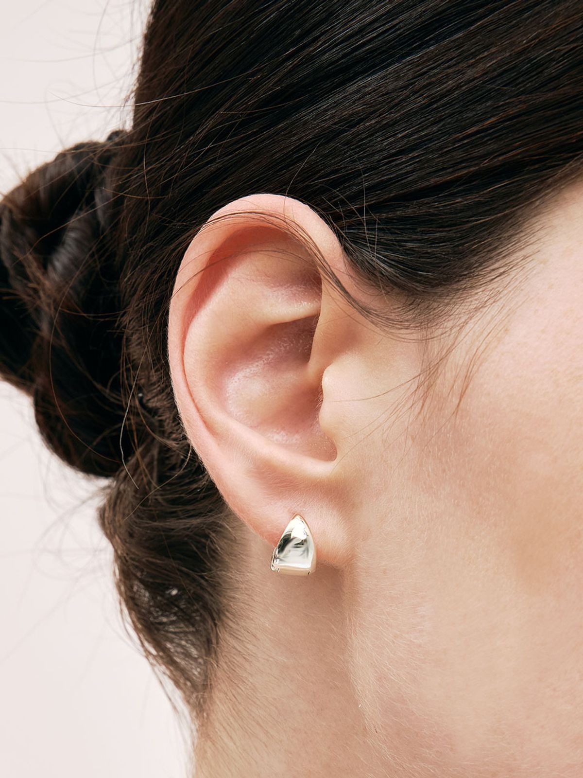 헤이(HEI) cones one-touch earring