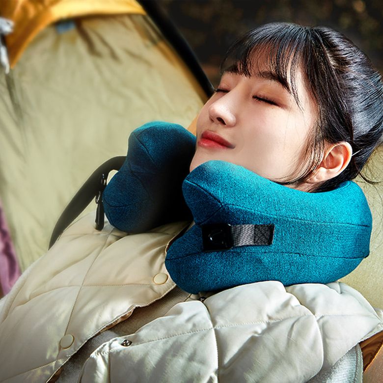 휴대용 트래블 목베개