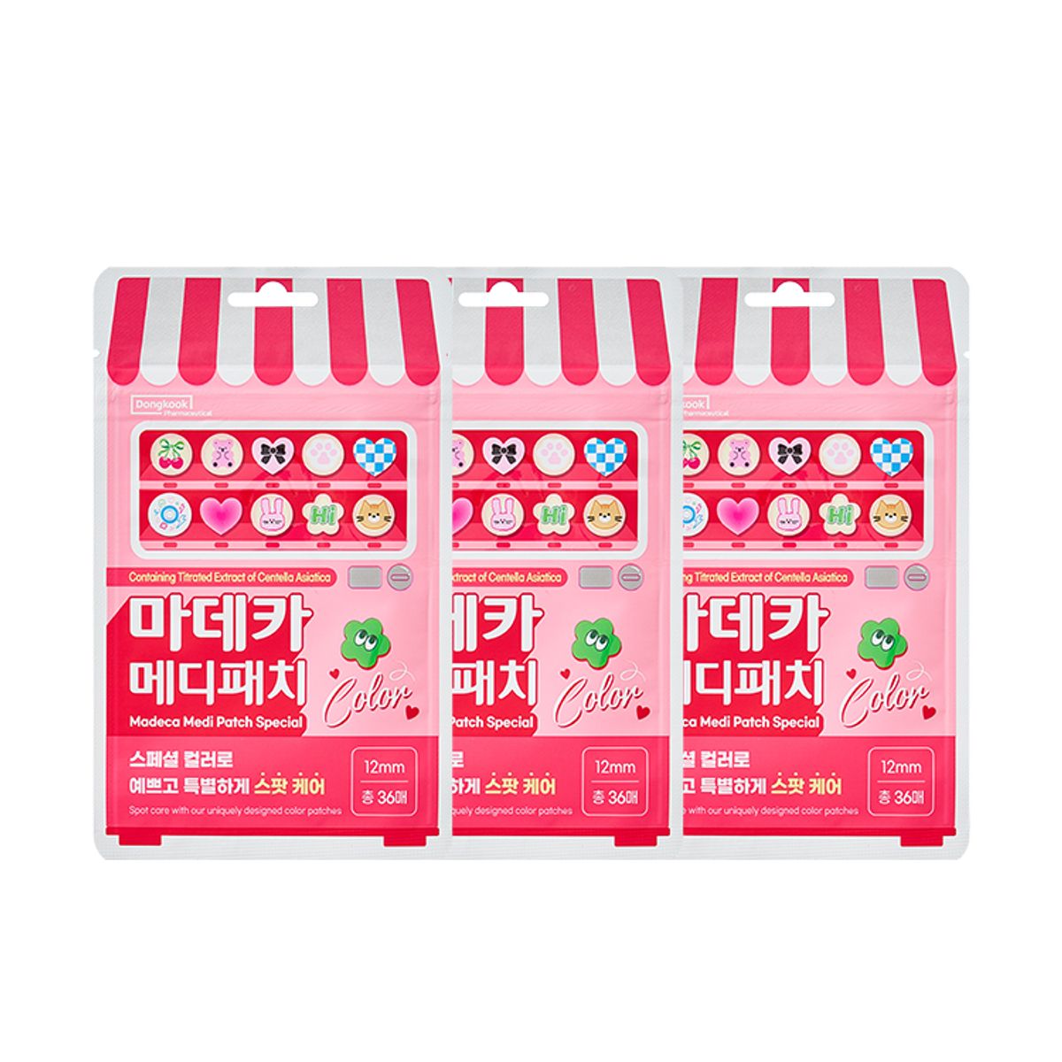 동국제약(DONGKOOK PHARM) 마데카 메디패치 스페셜 컬러(36매) x 3개
