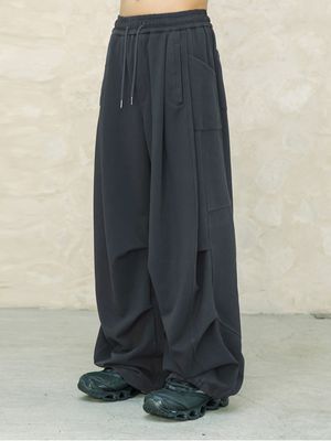 보이드 파라슈트 스웻 팬츠 [차콜]