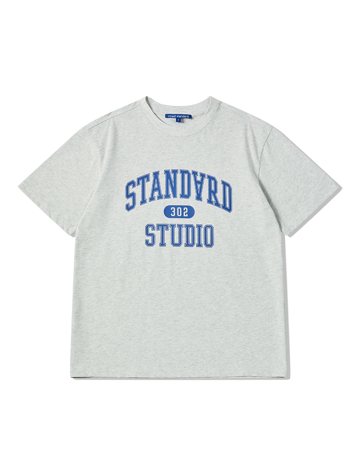 스트리트 스탠다드(STREET STANDARD) 스탠다드 코어 티셔츠 라이트그레이