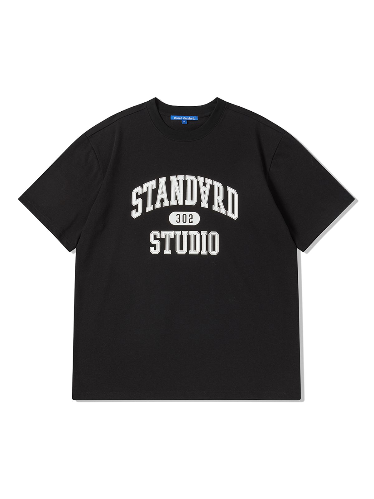 스트리트 스탠다드(STREET STANDARD) 스탠다드 코어 티셔츠 블랙